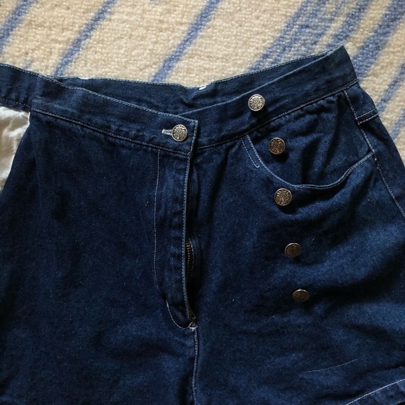 Vintage Button Jean Skort - Picture 4 of 6